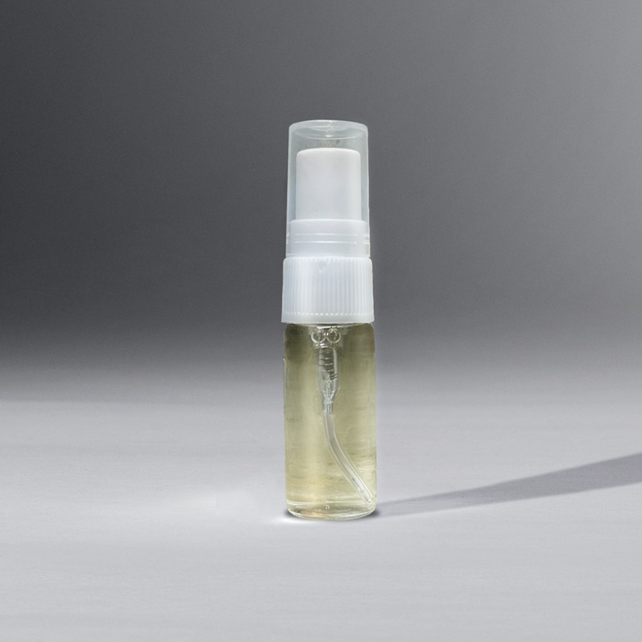 A bottle of dupe sample.
