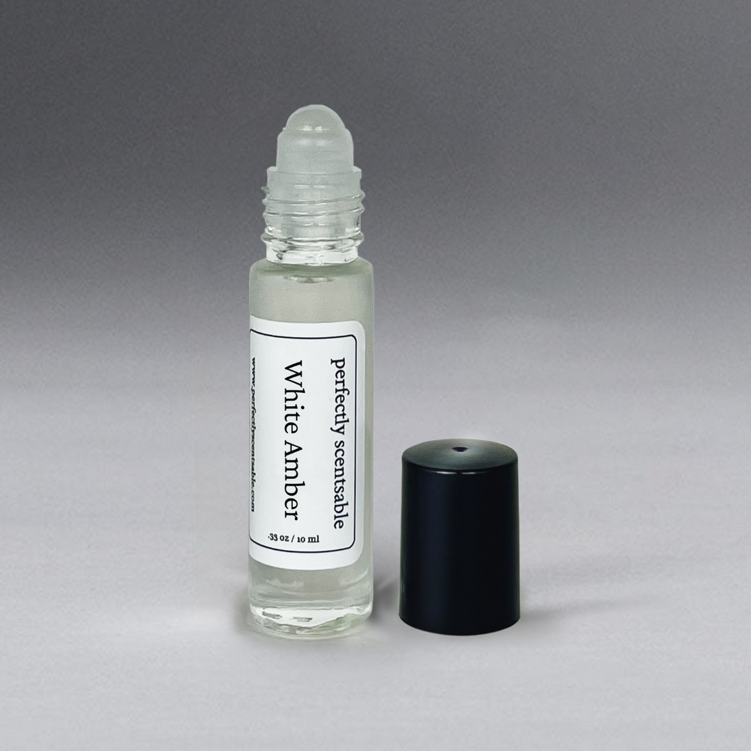 Amber White unisex Perfume Body Oil 1/3 oz. roll-on (1) – Perfume Body Oil  and Gifts